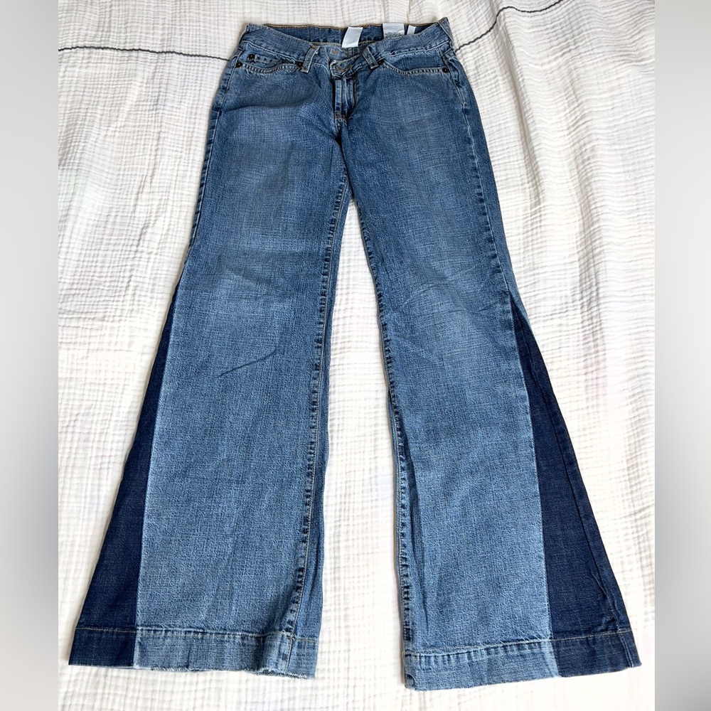 Lucky Brand Joplin pant Women's Blue Flared Jeans #192